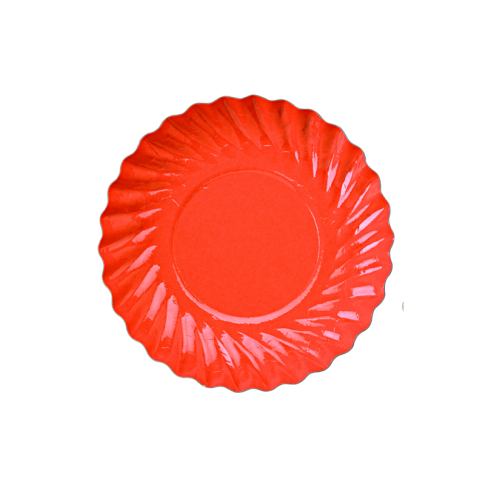 Coupelle carton double face orange/citron  90mm