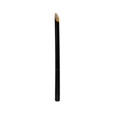 Paille bambou noire pour cocktail    H145mm