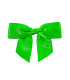 Noeud satin vert avec lien