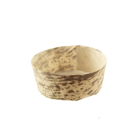 Panier rond en feuille de bambou "Anno" 44ml 55mm  H28mm