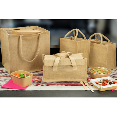 Sac Cabas En Jute Brun 355X180X190Mm - X20 Pcs