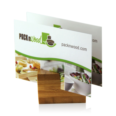Porte menu en bambou    H25mm