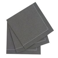 Serviette de table coton gris