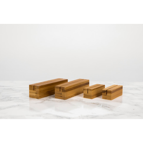 Porte menu en bambou    H25mm