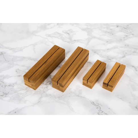 Porte menu en bambou    H25mm