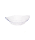 Cassolette mise en bouche plastique PS transparente “Inda”    H20mm