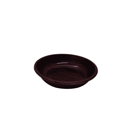 Bol plastique PS décor teck    H40mm