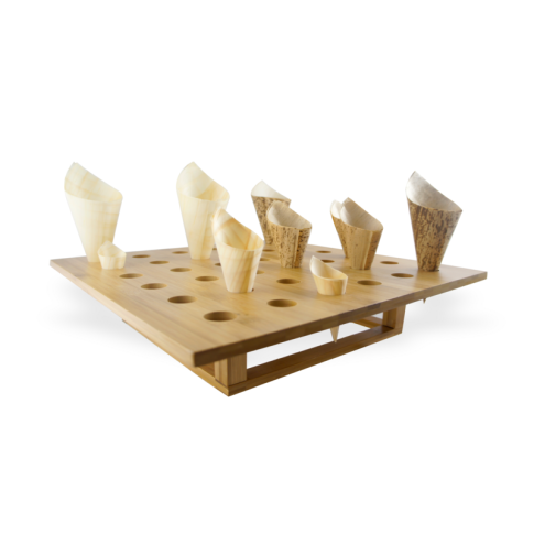 Support bambou pour cônes 36 trous    H85mm