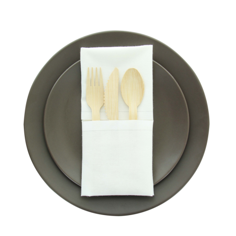 Serviette de table coton crème