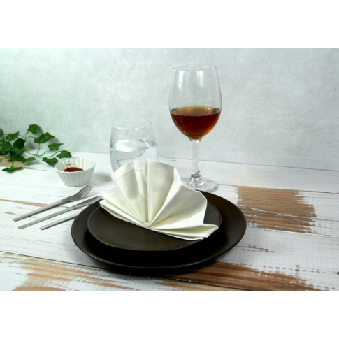 Serviette de table coton crème