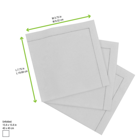Serviette de table coton crème
