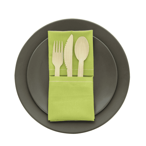Serviette de table coton vert