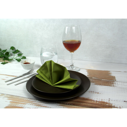 Serviette de table coton vert