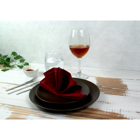 Serviette de table coton rouge