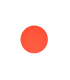 Rond carton double face orange/citron  80mm