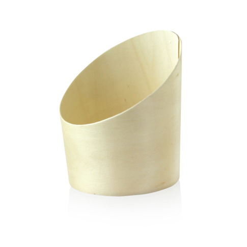 Tube bois coupe oblique   H89mm 180ml