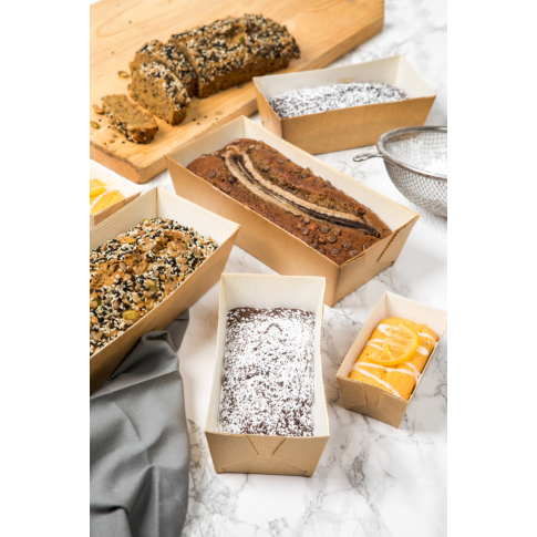 Moule de cuisson carton microflute rectangulaire    H50mm