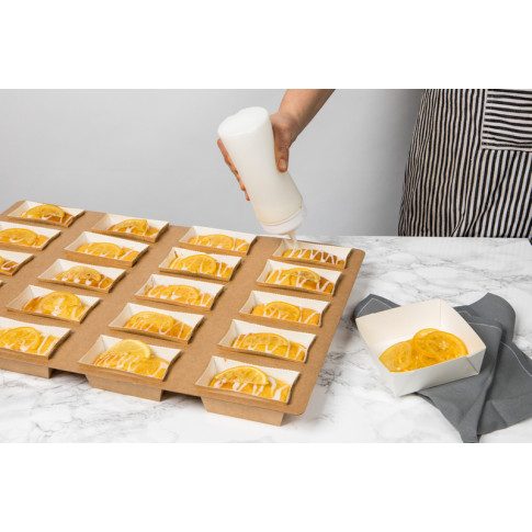 Moule de cuisson carton microflute rectangulaire    H50mm