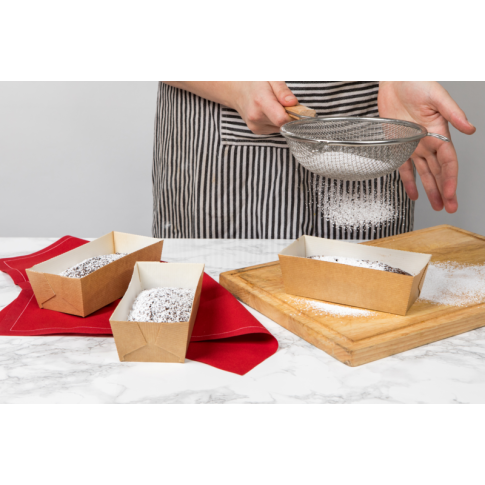 Moule de cuisson carton microflute rectangulaire    H50mm