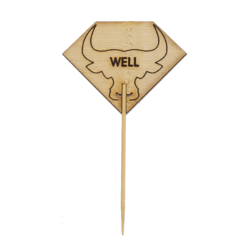 Pique steak bambou "Rumpy" Well (bien cuit)    H95mm