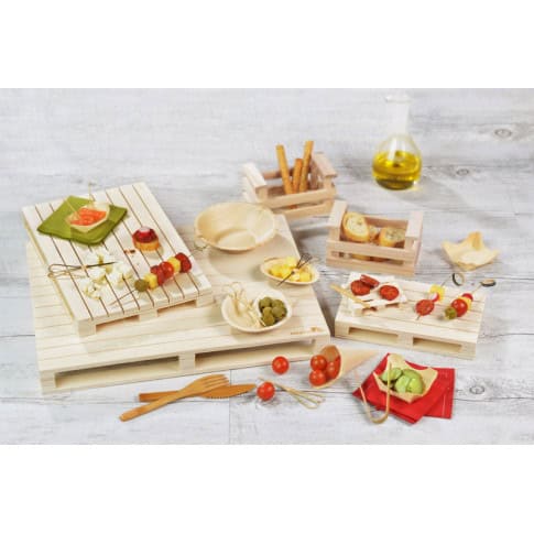 Mini assiette bois "Pin Up"    H25mm
