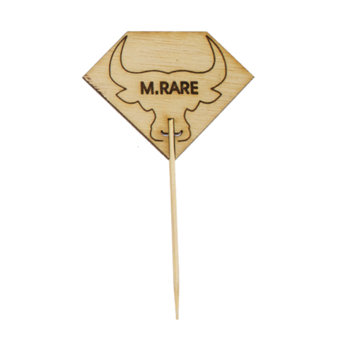 Pique steak bambou "Rumpy" Medium Rare (saignant)    H95mm