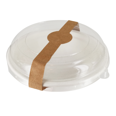 Couvercle PET transparent 680ml 140mm  H25mm
