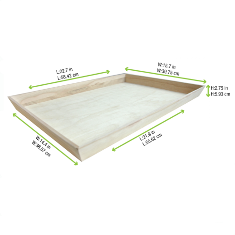 Plateau repas bois NOA    H40mm