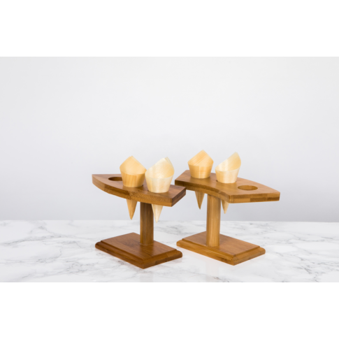 Support bambou pour cônes 3 trous    H90mm