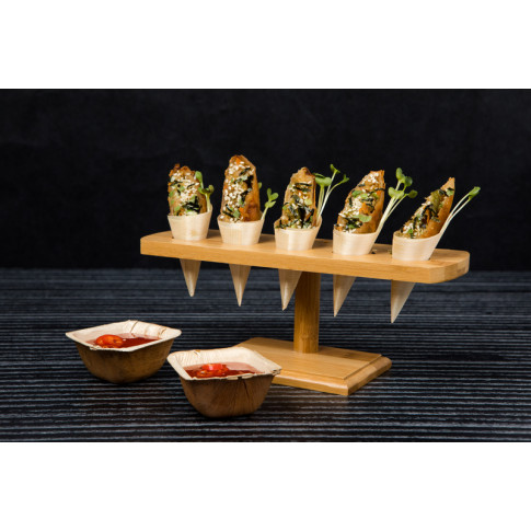Support bambou pour cônes 5 trous    H95mm