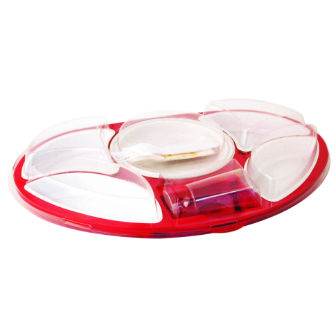 Kit plateau ovale rouge "First class"    H30mm