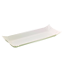 Assiette barque en carton blanc    H13mm