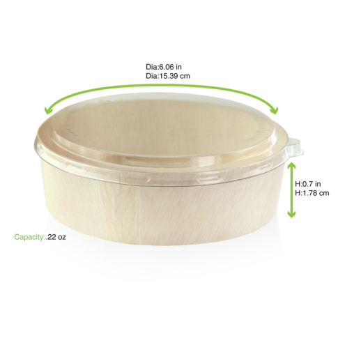 Couvercle PET transparent "Samourai"    H18mm