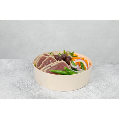 Bol rond en bois "Samourai" 500ml 192mm  H45mm