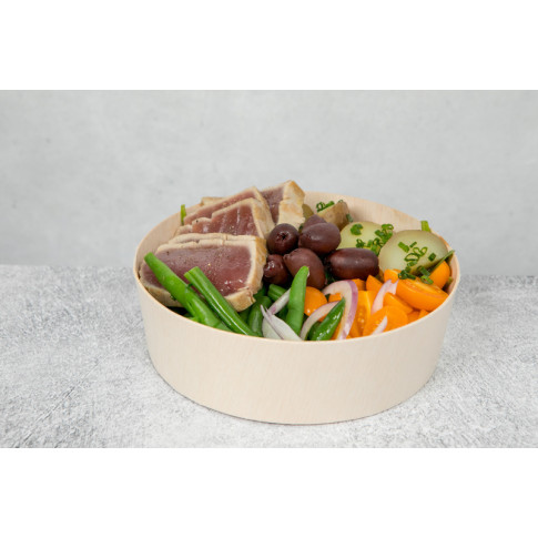 Bol rond en bois "Samourai" 500ml 192mm  H45mm