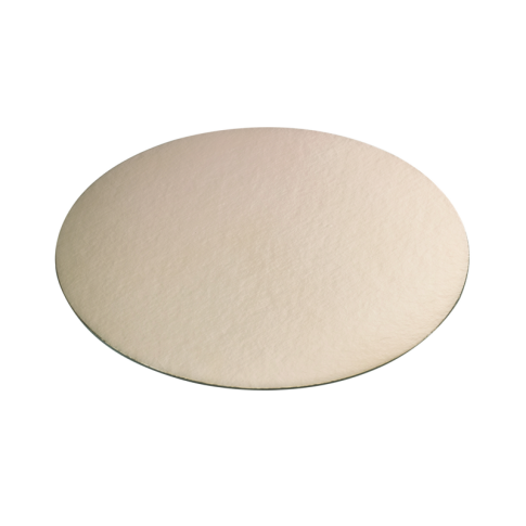 Rond carton double face or/noir  260mm