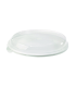Assiette ovale blanche en pulpe  260x195mm H20mm