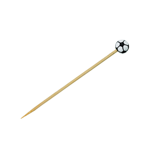 Pic bambou décor football    H120mm