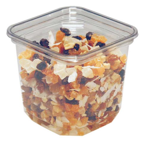 Pot Deli carré PLA 700 ml 6 x 4 cm