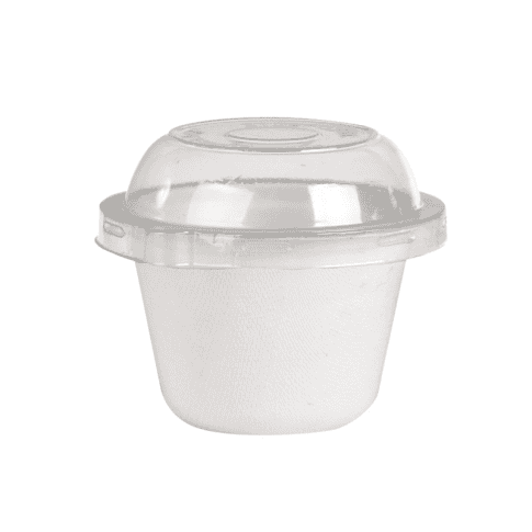 Couvercle PET transparent 350ml 116mm  H28mm