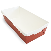 Moule de cuisson carton rectangulaire "Optima"  90mm  H55mm