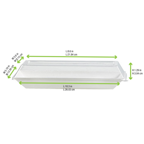 Couvercle PET transparent     H33mm