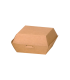Boîte burger carton kraft brun 7,5 x 7,5 x 5 cm