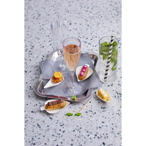 Plateau En Acier Inoxydable - 32X22X2Cm X25Pcs