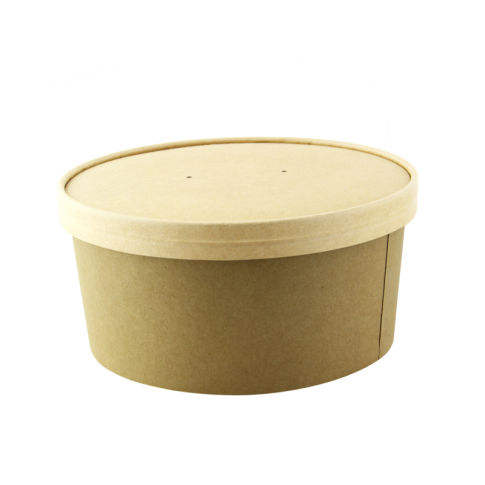 Couvercle carton fibre de bambou  97mm  H16mm