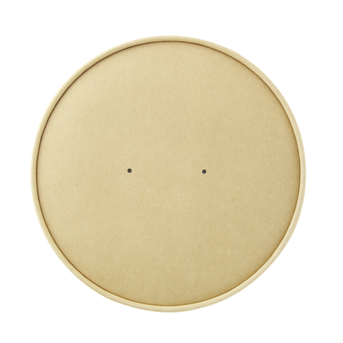 Couvercle carton fibre de bambou  97mm  H16mm
