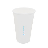 Gobelet carton blanc "AirCup" 72ml 54mm  H58mm