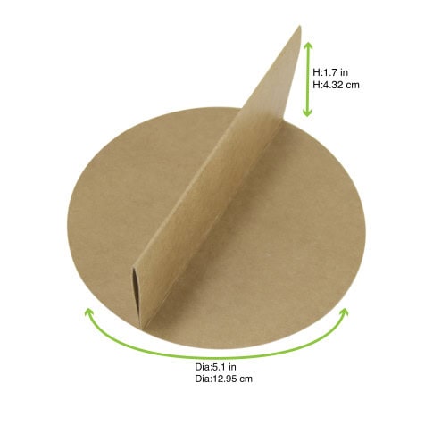 Diviseur 2 parties en carton brun  130mm H45mm