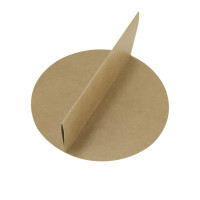 Diviseur 2 parties en carton brun    H61mm