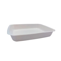 Barquette scellable pulpe laminée PLA "gastronorme" 1/2 3000ml  H52mm